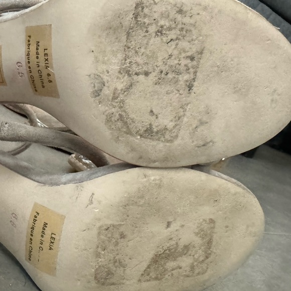 Jeffery Campbell Taupe Suede Heels - Picture 3 of 4